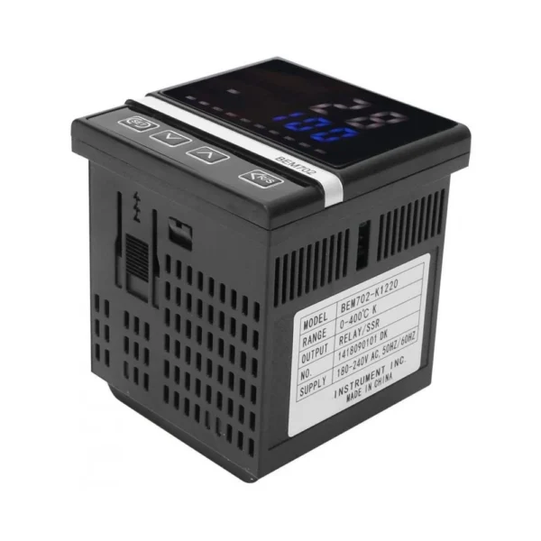 نمای نزدیک BERM BEM702-K1220 نمای نزدیک کنترلر دما دیجیتال BERM BEM702-K1220